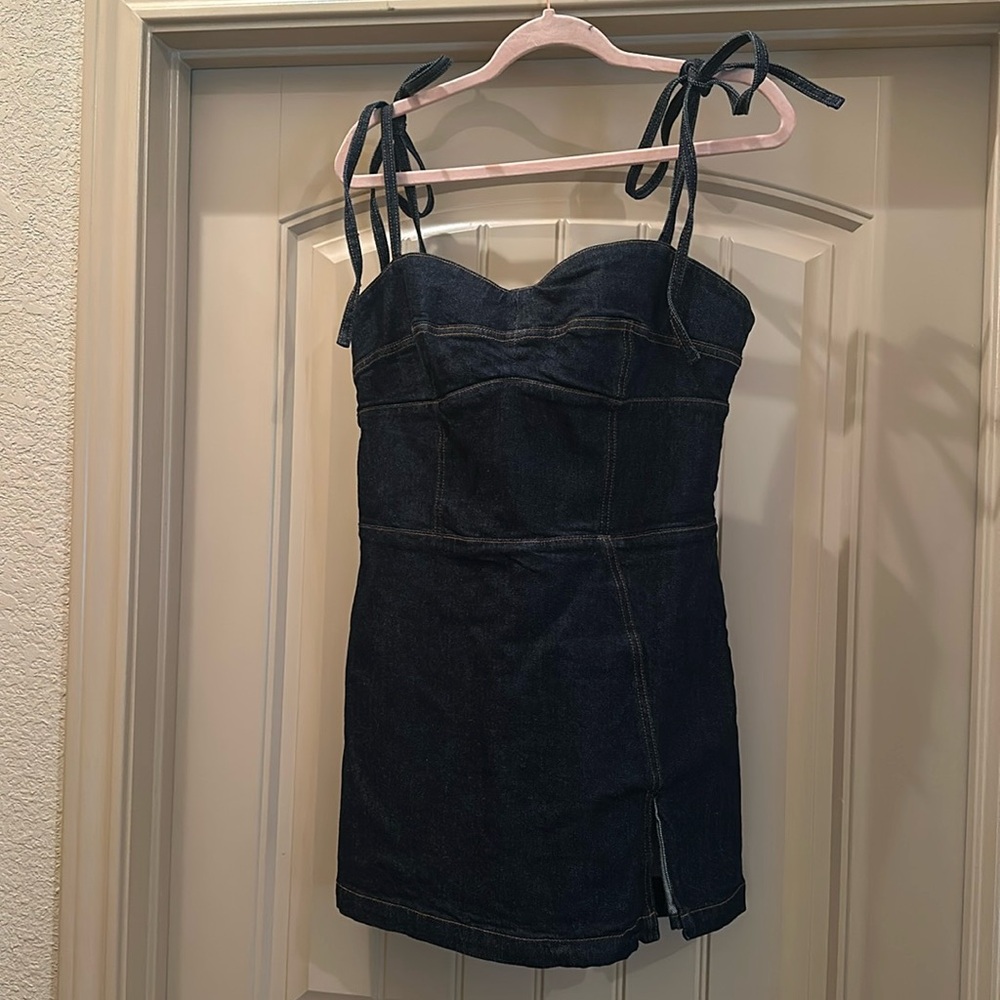 Free People Denim dress/skort